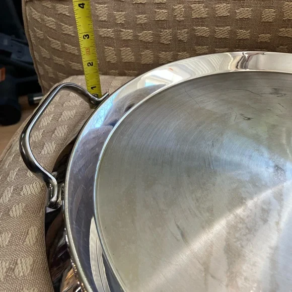 Demeyere Stainless Steel 15 inch Griddle Comal pan Made in Belgium - Picture 3 of 14